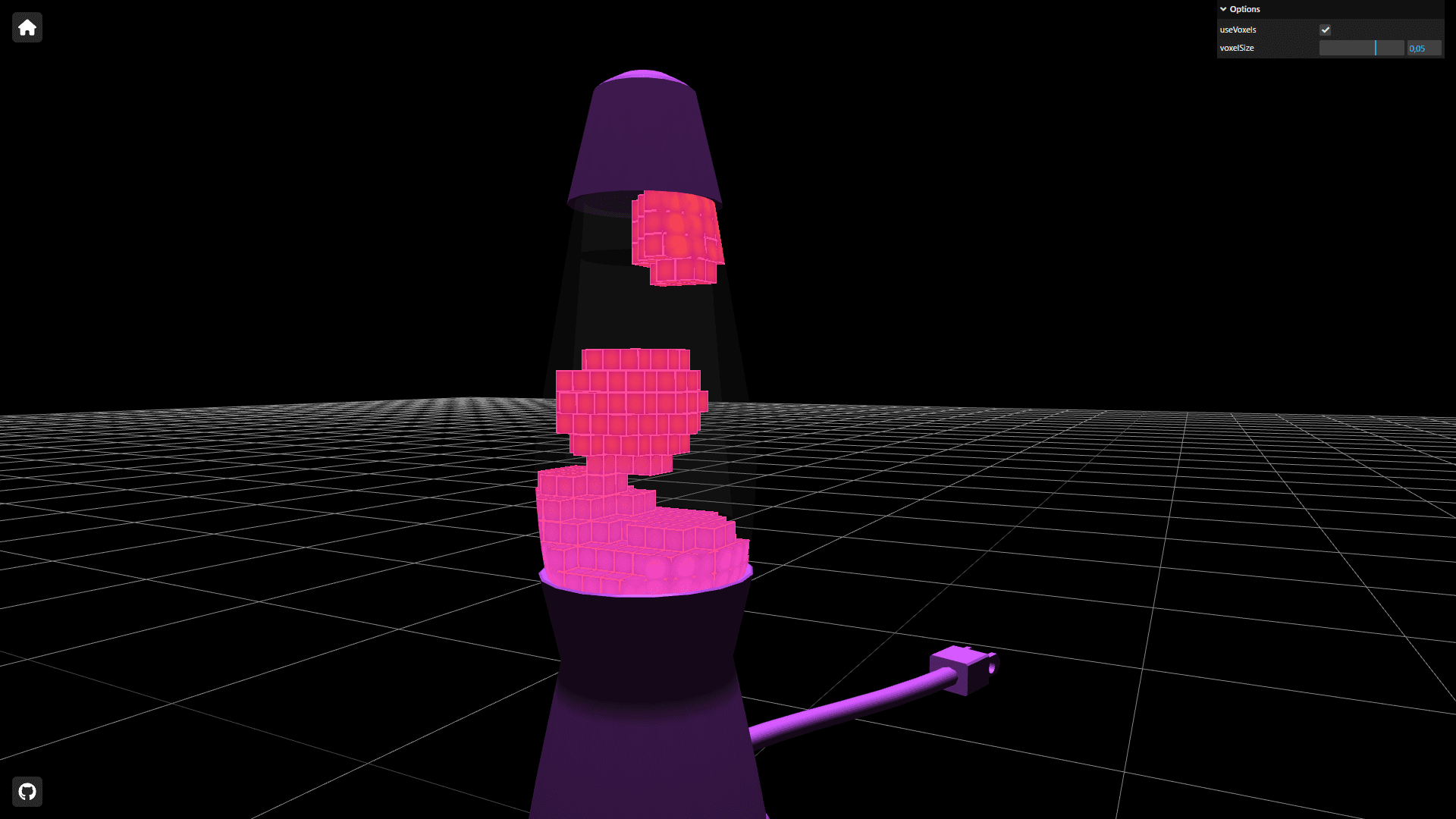 Voxels Lava lamp